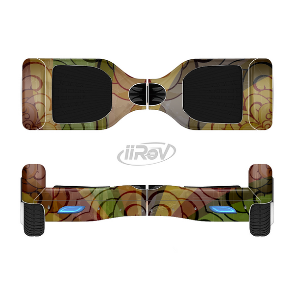 The Vintage Swirled Colorful Pattern Full-Body Skin Set for the Smart Drifting SuperCharged iiRov HoverBoard