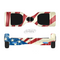 The Vintage Tan American Flag Full-Body Skin Set for the Smart Drifting SuperCharged iiRov HoverBoard