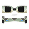 The Vintage Tan & Green Scratch Tall Chevron Full-Body Skin Set for the Smart Drifting SuperCharged iiRov HoverBoard