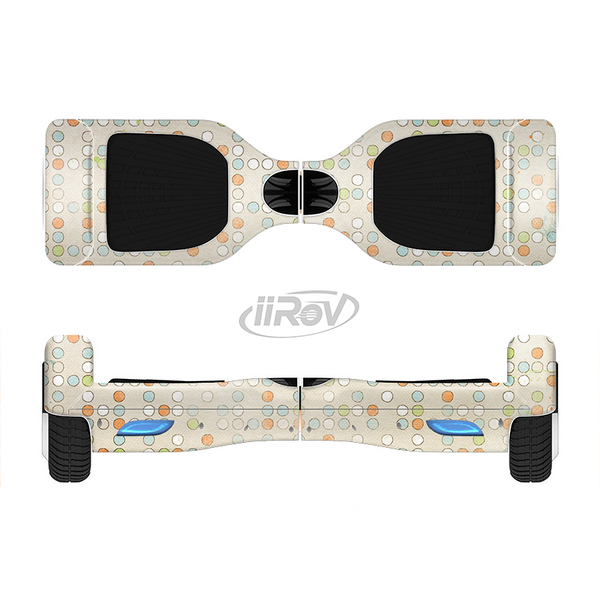 The Vintage Tiny Polka Dot Pattern Full-Body Skin Set for the Smart Drifting SuperCharged iiRov HoverBoard