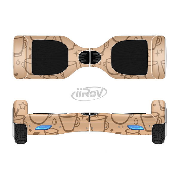 The Vintage Vector Coffee Mugs Full-Body Skin Set for the Smart Drifting SuperCharged iiRov HoverBoard