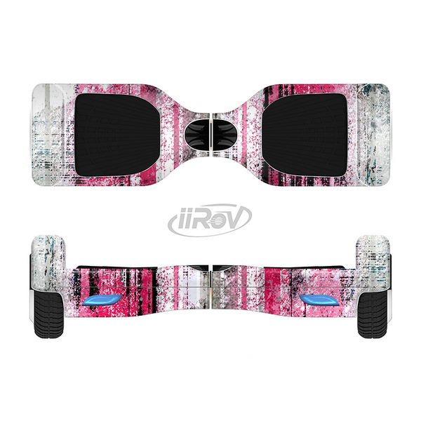 The Vintage Worn Pink Paint Full-Body Skin Set for the Smart Drifting SuperCharged iiRov HoverBoard