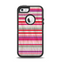 The Vintage Wrinkled Color Tall Stripes Apple iPhone 5-5s Otterbox Defender Case Skin Set