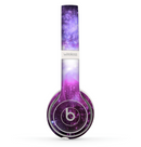The Violet Glowing Nebula Skin Set for the Beats by Dre Solo 2 Wireless Headphones