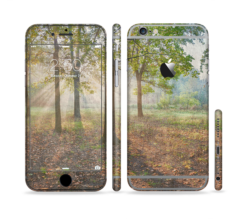 The Vivia Colored Sunny Forrest Sectioned Skin Series for the Apple iPhone 6/6s