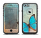 The Vivid Blue Butterfly On Textile Apple iPhone 6/6s LifeProof Fre Case Skin Set