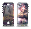 The Vivid Colored Forrest Scene Apple iPhone 5-5s LifeProof Nuud Case Skin Set