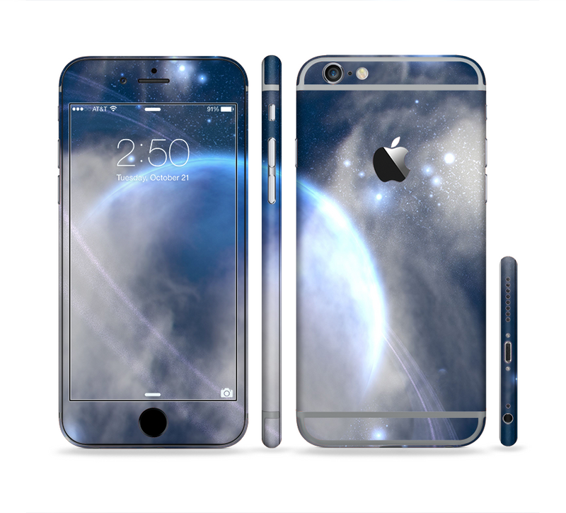 The Vivid Lighted Halo Planet Sectioned Skin Series for the Apple iPhone 6/6s Plus