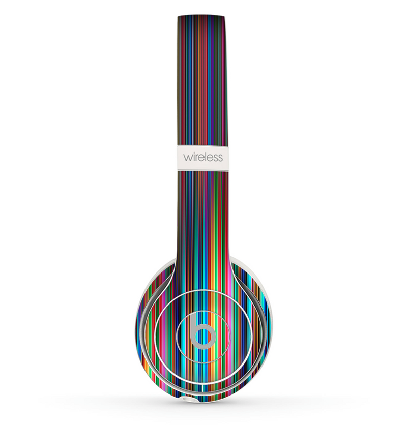 The Vivid Multicolored Stripes Skin Set for the Beats by Dre Solo 2 Wireless Headphones