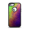 The Vivid Neon Colored Texture Apple iPhone 5-5s Otterbox Defender Case Skin Set