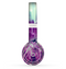 The Vivid Purple Flower Skin Set for the Beats by Dre Solo 2 Wireless Headphones