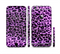 The Vivid Purple Leopard Print Sectioned Skin Series for the Apple iPhone 6/6s