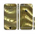 The Warped Gold-Plated Mosaic Sectioned Skin Series for the Apple iPhone 6/6s Plus