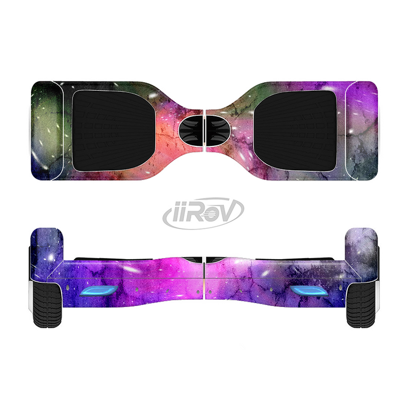 The Warped Neon Color-Splosion Full-Body Skin Set for the Smart Drifting SuperCharged iiRov HoverBoard