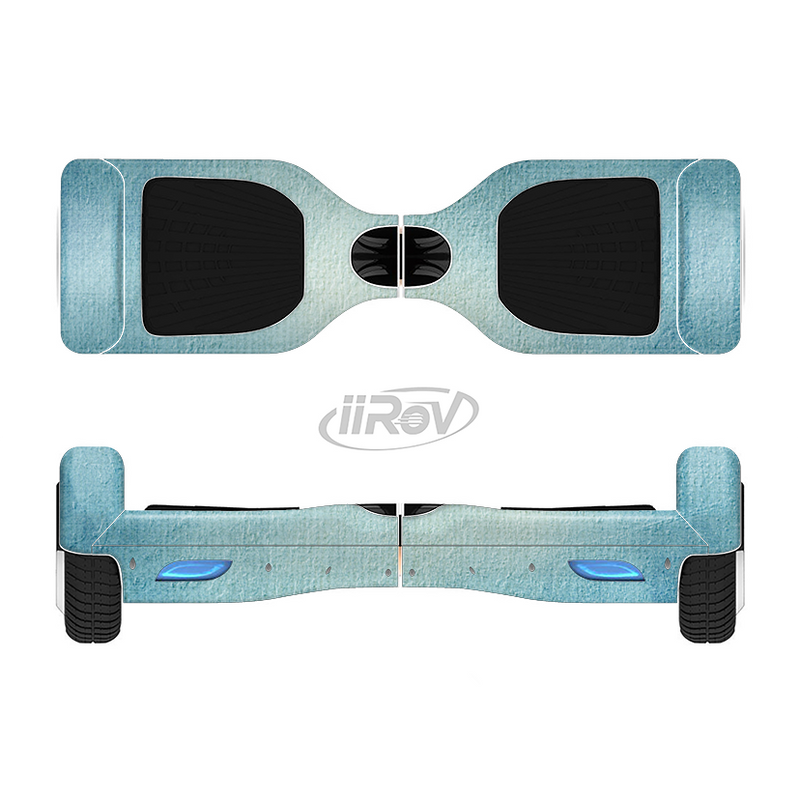 The WaterColor Blue Texture Panel Full-Body Skin Set for the Smart Drifting SuperCharged iiRov HoverBoard