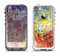 The WaterColor Grunge Setting Apple iPhone 5-5s LifeProof Fre Case Skin Set