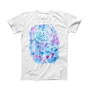 The Watercolor Dreamcatcher ink-Fuzed Front Spot Graphic Unisex Soft-Fitted Tee Shirt