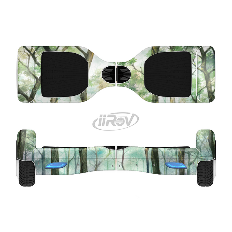 The Watercolor Glowing Sky Forrest Full-Body Skin Set for the Smart Drifting SuperCharged iiRov HoverBoard