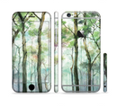 The Watercolor Glowing Sky Forrest Sectioned Skin Series for the Apple iPhone 6/6s Plus