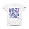 The Watercolor Vector Feather ink-Fuzed Front Spot Graphic Unisex Soft-Fitted Tee Shirt