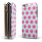 The Watermelon Polka Dot Pattern iPhone 6/6s or 6/6s Plus 2-Piece Hybrid INK-Fuzed Case