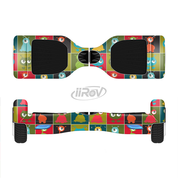 The Weird Abstract EyeBall Creatures Full-Body Skin Set for the Smart Drifting SuperCharged iiRov HoverBoard