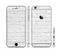 The White Brick Wall Sectioned Skin Series for the Apple iPhone 6/6s