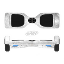The White Cracked Rock Surface Full-Body Skin Set for the Smart Drifting SuperCharged iiRov HoverBoard