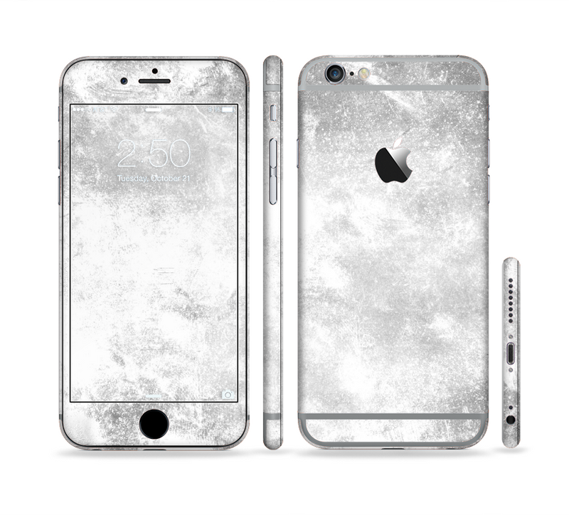 The White Cracked Rock Surface Sectioned Skin Series for the Apple iPhone 6/6s