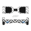 The White & Gradient Sharp Chevron Full-Body Skin Set for the Smart Drifting SuperCharged iiRov HoverBoard