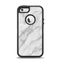 The White Marble Surface Apple iPhone 5-5s Otterbox Defender Case Skin Set