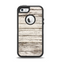The White Painted Aged Wood Planks Apple iPhone 5-5s Otterbox Defender Case Skin Set