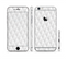 The White Studded Seamless Pattern Sectioned Skin Series for the Apple iPhone 6/6s