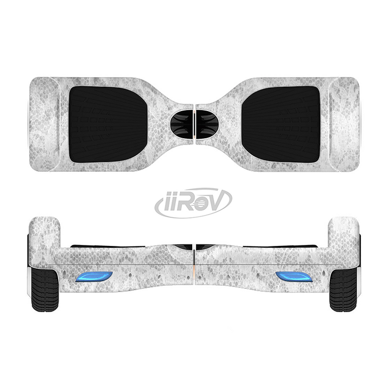 The White Textured Lace Full-Body Skin Set for the Smart Drifting SuperCharged iiRov HoverBoard