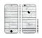 The White Wood Planks Sectioned Skin Series for the Apple iPhone 6/6s Plus