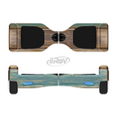 The Wooden Planks with Chipped Green and Brown Paint Full-Body Skin Set for the Smart Drifting SuperCharged iiRov HoverBoard