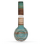 The Wooden Planks with Chipped Green and Brown Paint Skin Set for the Beats by Dre Solo 2 Wireless Headphones