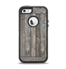 The Wooden Wall-Panel Apple iPhone 5-5s Otterbox Defender Case Skin Set