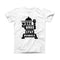 The Work Hard Stay Humble ink-Fuzed Front Spot Graphic Unisex Soft-Fitted Tee Shirt