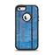 The Worn Blue Paint on Wooden Planks Apple iPhone 5-5s Otterbox Defender Case Skin Set