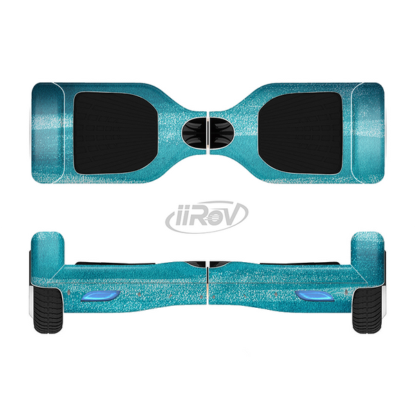 The Worn Blue Texture Full-Body Skin Set for the Smart Drifting SuperCharged iiRov HoverBoard