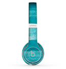 The Worn Blue Texture Skin Set for the Beats by Dre Solo 2 Wireless Headphones