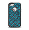 The Worn Dark Blue Checkered Starry Pattern Apple iPhone 5-5s Otterbox Defender Case Skin Set
