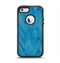 The Woven Blue Sharp Chevron Pattern V3 Apple iPhone 5-5s Otterbox Defender Case Skin Set