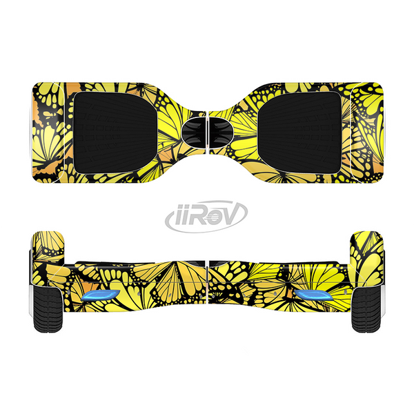 The Yellow Butterfly Bundle Full-Body Skin Set for the Smart Drifting SuperCharged iiRov HoverBoard