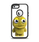 The Yellow Fuzzy Wuzzy Creature Apple iPhone 5-5s Otterbox Defender Case Skin Set