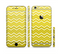 The Yellow Gradient Layered Chevron Sectioned Skin Series for the Apple iPhone 6/6s Plus