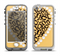The Yellow Heart Shaped Leopard Apple iPhone 5-5s LifeProof Nuud Case Skin Set
