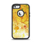 The Yellow Leaf-Imprinted Paint Splatter Apple iPhone 5-5s Otterbox Defender Case Skin Set