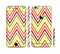 The Yellow & Red Vintage Chevron Pattern Sectioned Skin Series for the Apple iPhone 6/6s Plus